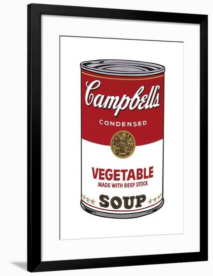 Campbell's Soup I: Vegetable, c.1968-Andy Warhol-Framed Giclee Print