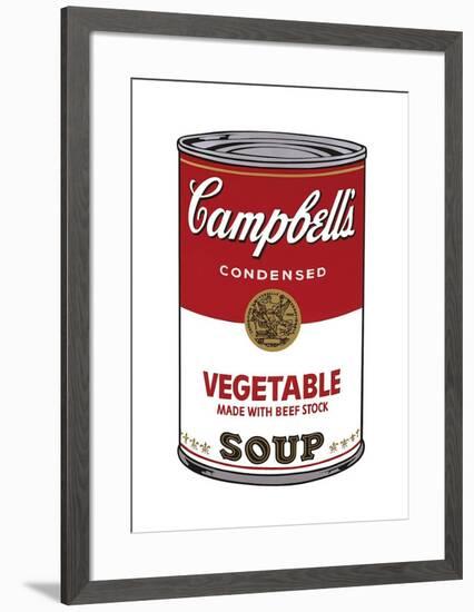 Campbell's Soup I: Vegetable, c.1968-Andy Warhol-Framed Giclee Print
