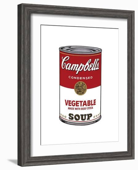 Campbell's Soup I: Vegetable, c.1968-Andy Warhol-Framed Giclee Print