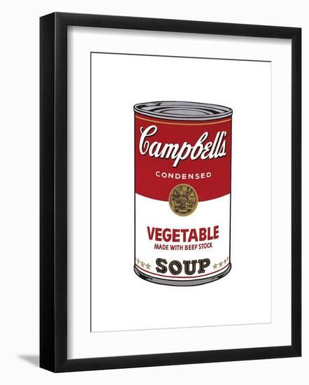 Campbell's Soup I: Vegetable, c.1968-Andy Warhol-Framed Giclee Print