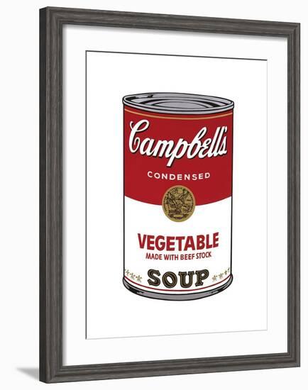 Campbell's Soup I: Vegetable, c.1968-Andy Warhol-Framed Giclee Print