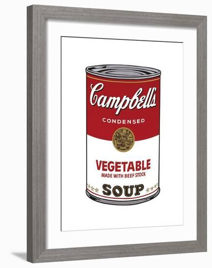 Campbell's Soup I: Vegetable, c.1968-Andy Warhol-Framed Giclee Print