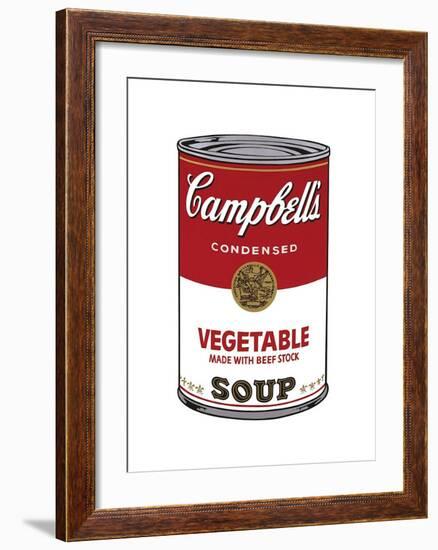 Campbell's Soup I: Vegetable, c.1968-Andy Warhol-Framed Giclee Print