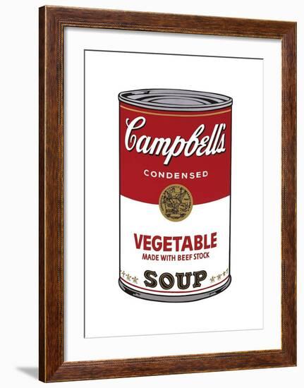 Campbell's Soup I: Vegetable, c.1968-Andy Warhol-Framed Giclee Print