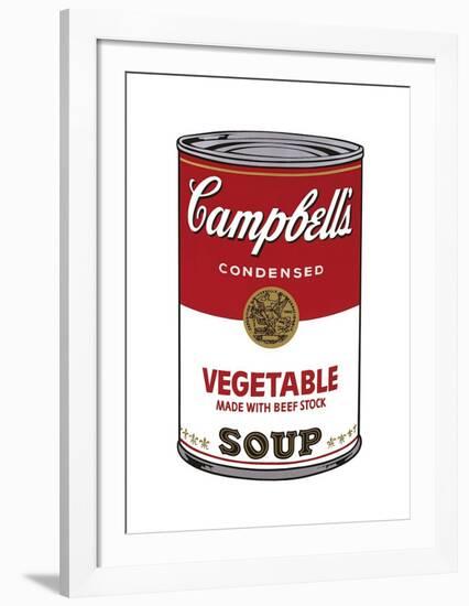 Campbell's Soup I: Vegetable, c.1968-Andy Warhol-Framed Giclee Print