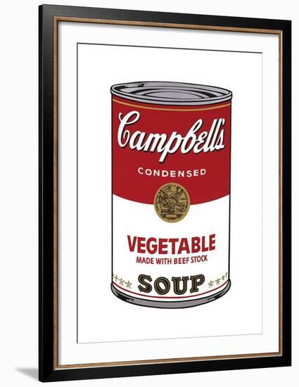 Campbell's Soup I: Vegetable, c.1968-Andy Warhol-Framed Giclee Print