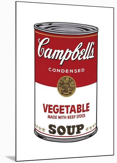 Campbell's Soup I: Vegetable, c.1968-Andy Warhol-Mounted Giclee Print