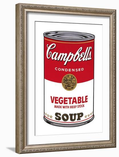 Campbell's Soup I: Vegetable, c.1968-Andy Warhol-Framed Art Print
