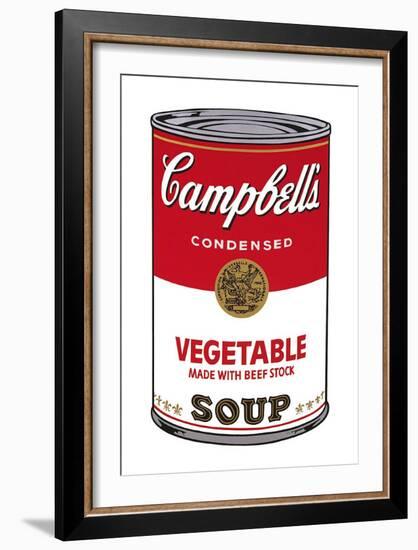 Campbell's Soup I: Vegetable, c.1968-Andy Warhol-Framed Art Print