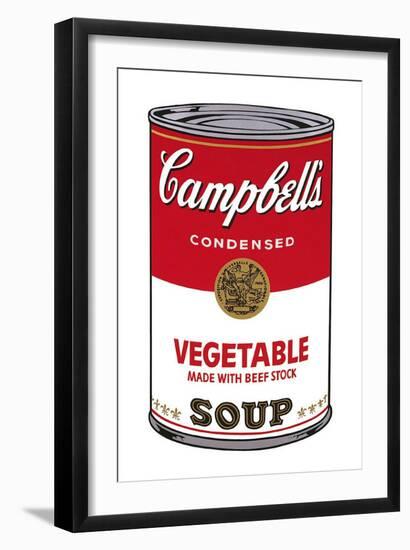 Campbell's Soup I: Vegetable, c.1968-Andy Warhol-Framed Art Print