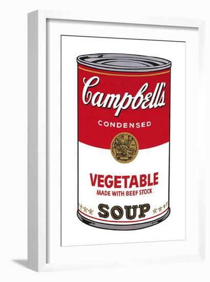 Campbell's Soup I: Vegetable, c.1968-Andy Warhol-Framed Art Print