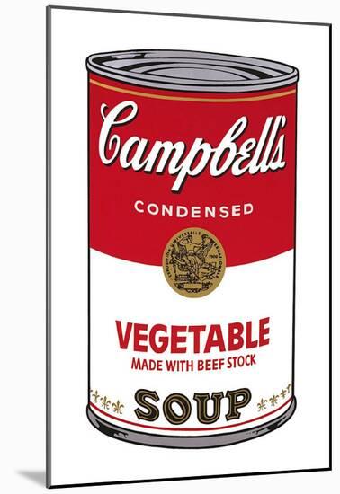 Campbell's Soup I: Vegetable, c.1968-Andy Warhol-Mounted Art Print