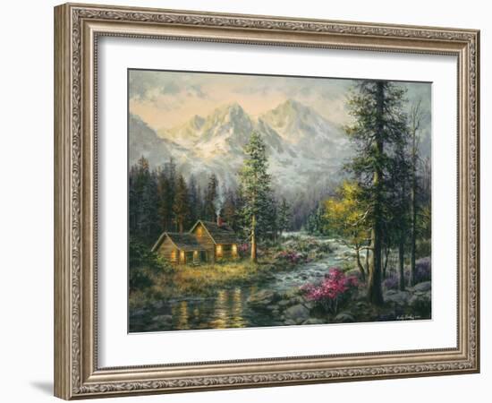 Camper's Cabin-Nicky Boehme-Framed Giclee Print