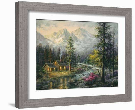 Camper's Cabin-Nicky Boehme-Framed Giclee Print