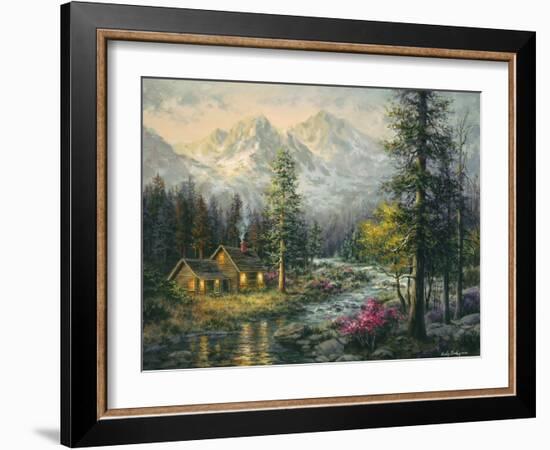 Camper's Cabin-Nicky Boehme-Framed Giclee Print