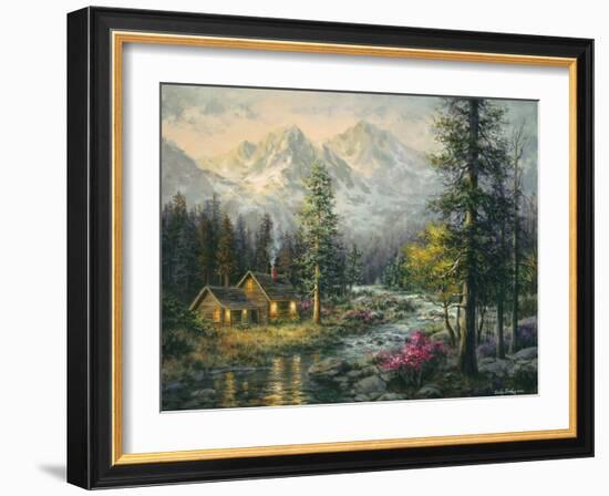 Camper's Cabin-Nicky Boehme-Framed Giclee Print