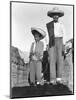 Campesino and Son, State of Veracruz, Mexico, 1927-Tina Modotti-Mounted Giclee Print