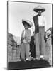 Campesino and Son, State of Veracruz, Mexico, 1927-Tina Modotti-Mounted Giclee Print