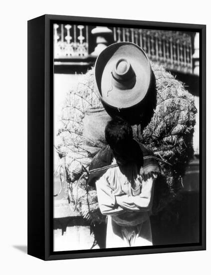 Campesino, State of Veracruz, Mexico, 1927-Tina Modotti-Framed Premier Image Canvas