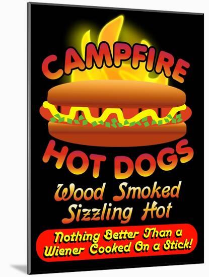 Campfire Hot Dogs-Mark Frost-Mounted Giclee Print