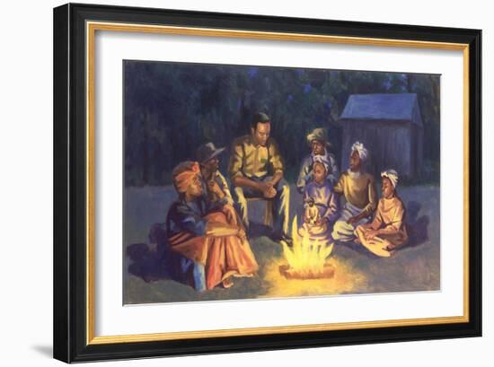 Campfire Stories, 2003-Colin Bootman-Framed Giclee Print