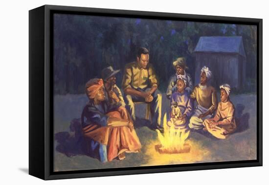 Campfire Stories, 2003-Colin Bootman-Framed Premier Image Canvas