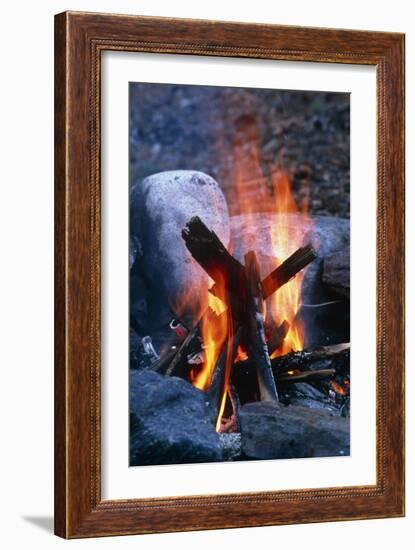 Campfire-Alan Sirulnikoff-Framed Photographic Print