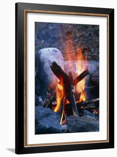 Campfire-Alan Sirulnikoff-Framed Photographic Print