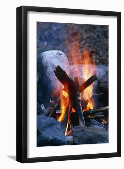 Campfire-Alan Sirulnikoff-Framed Photographic Print