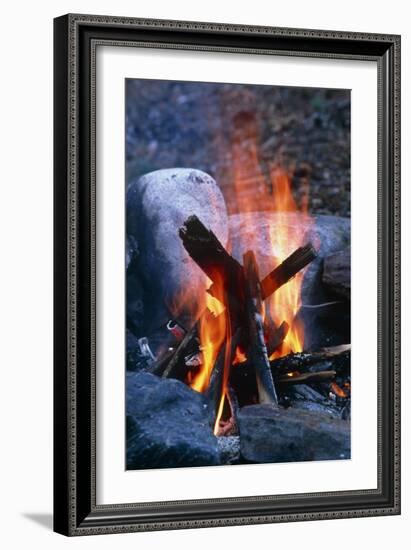 Campfire-Alan Sirulnikoff-Framed Photographic Print