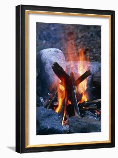 Campfire-Alan Sirulnikoff-Framed Photographic Print