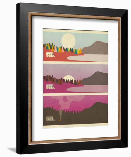 Campfire-Jazzberry Blue-Framed Premium Giclee Print