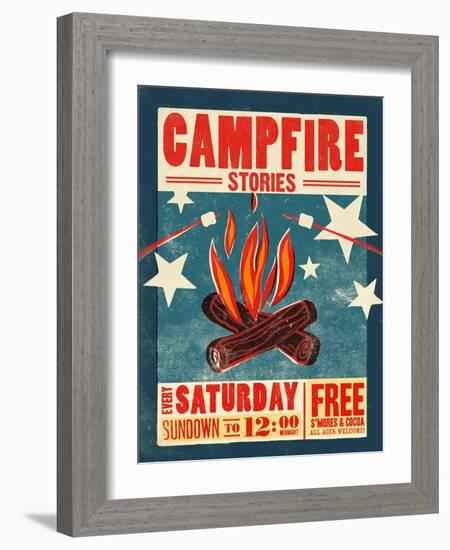 Campfire-Cory Steffen-Framed Giclee Print