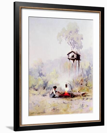 Campfire-Sidney Laurence-Framed Giclee Print