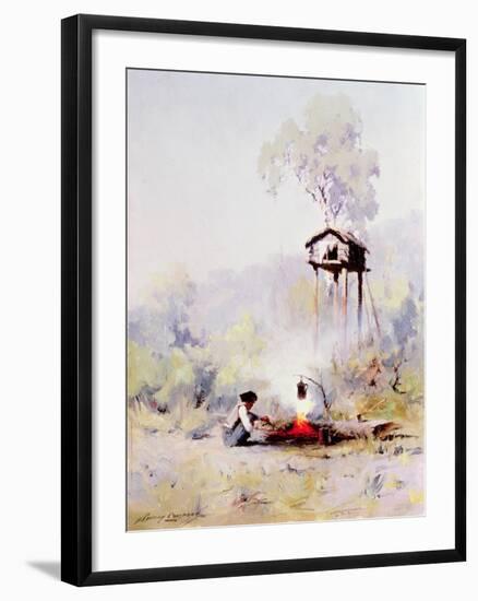 Campfire-Sidney Laurence-Framed Giclee Print