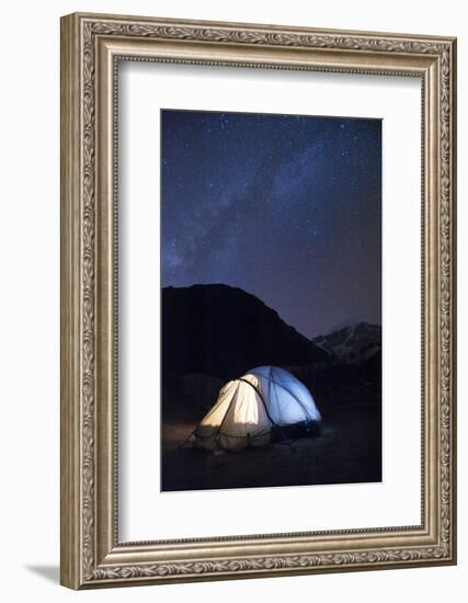 Camping at Jangothang along the Laya-Gasa trek in Bhutan, Asia-Alex Treadway-Framed Photographic Print