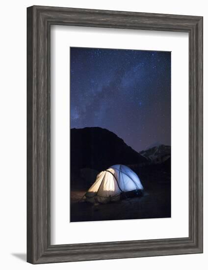 Camping at Jangothang along the Laya-Gasa trek in Bhutan, Asia-Alex Treadway-Framed Photographic Print