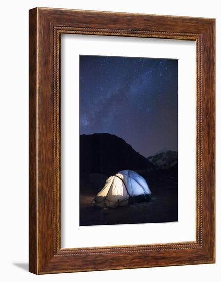 Camping at Jangothang along the Laya-Gasa trek in Bhutan, Asia-Alex Treadway-Framed Photographic Print