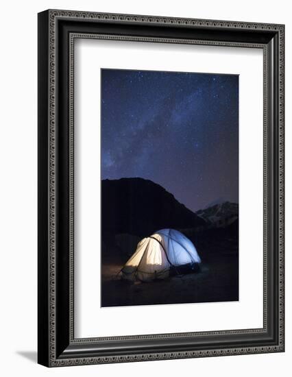 Camping at Jangothang along the Laya-Gasa trek in Bhutan, Asia-Alex Treadway-Framed Photographic Print