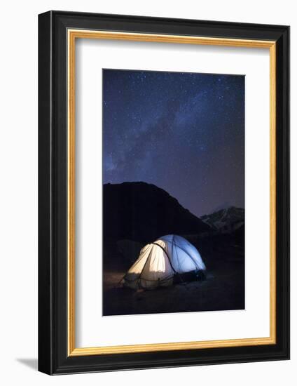 Camping at Jangothang along the Laya-Gasa trek in Bhutan, Asia-Alex Treadway-Framed Photographic Print