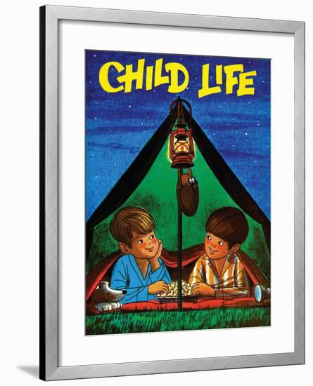 Camping - Child Life, August 1971-Joy Friedman-Framed Giclee Print