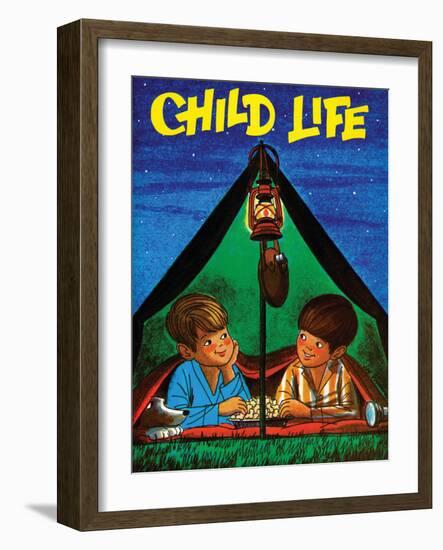 Camping - Child Life, August 1971-Joy Friedman-Framed Giclee Print