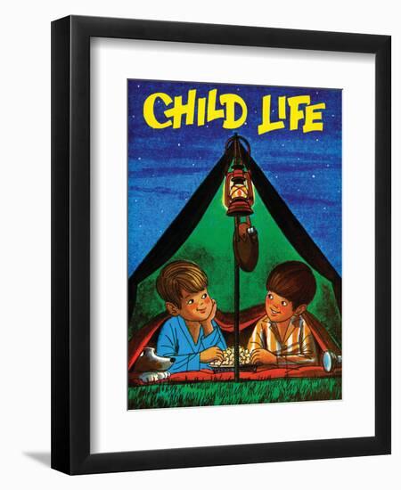 Camping - Child Life, August 1971-Joy Friedman-Framed Giclee Print