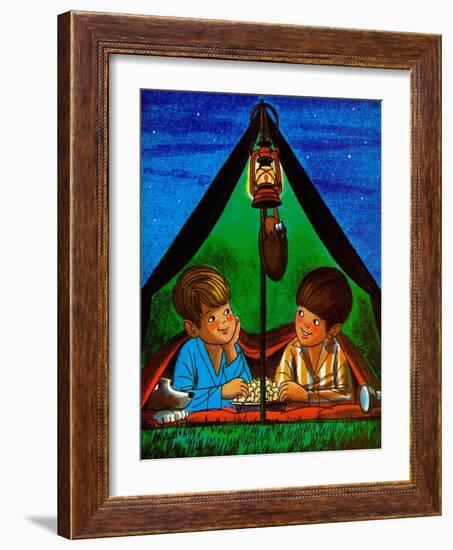 Camping - Child Life-Joy Friedman-Framed Giclee Print