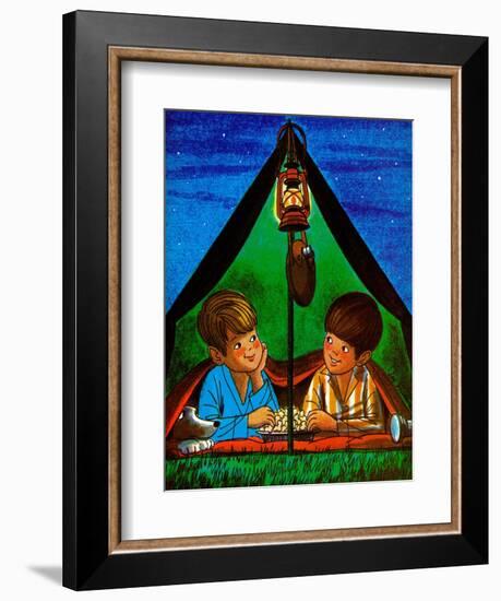 Camping - Child Life-Joy Friedman-Framed Giclee Print