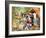 Camping Dogs and Cats-MAKIKO-Framed Giclee Print