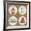 Camping Embroidery Grid-THE Studio-Framed Premium Giclee Print