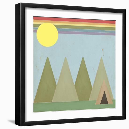 Camping in the Woods-Tammy Kushnir-Framed Giclee Print