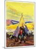 "Camping Near Sheep,"October 1, 1940-null-Mounted Giclee Print