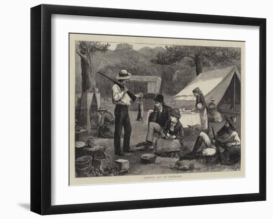 Camping Out in Colorado-Henry Woods-Framed Giclee Print